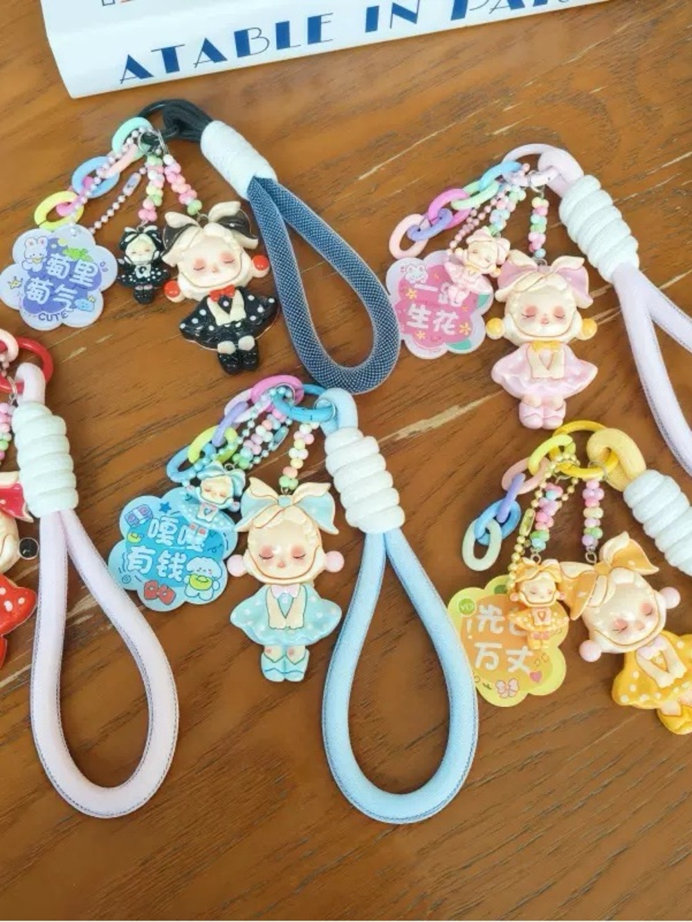 Popmart Skullpanda phone chain& key chain - Multiple Colors